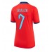 Günstige England Jack Grealish #7 Auswärts Fussballtrikot Damen WM 2022 Kurzarm